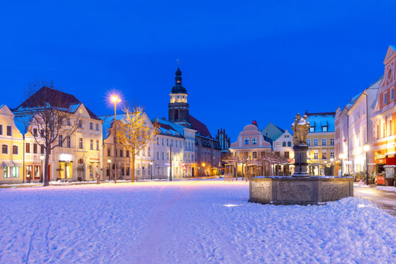 Cottbus im Winter