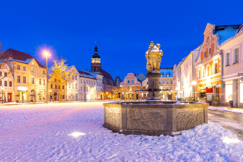 Cottbus im Winter